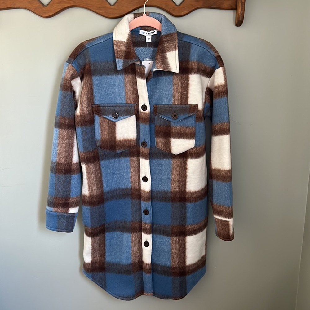 Sonoma Goods For Life x Lauren Lane Shacket XS